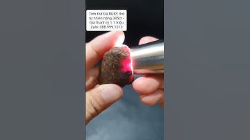 Tinh thể đá ruby thô tự nhiên #daquymudi #daruby #tinhthedaruby #darubythotunhien #darubydo