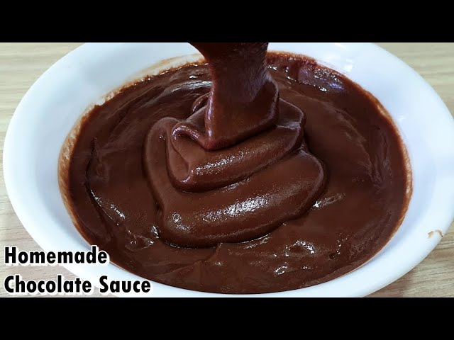 Homemade Chocolate Sauce with Cocoa Powder - Simple Chocolate Sauce Recipe | Kanak