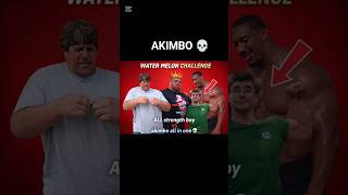 ALL ARMS WRESTLE VS WATERMELON AKIMBO 💀😳 #arnold #bodybuilding #akimbo #armwrestling