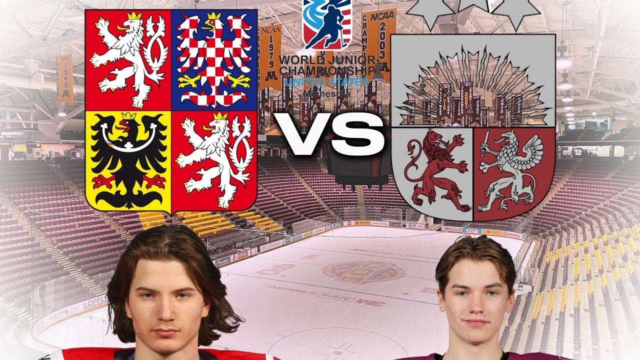 NHL 26 MISTROVSTVÍ SVĚTA U20 ČESKÁ REPUBLIKA VS LOTYŠSKO