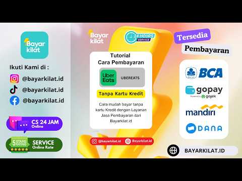 Cara Bayar UBEREATS  Tanpa Kartu Kredit 2026! Bisa Pakai QRIS & E-Wallet