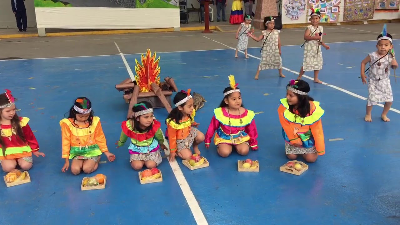 Danza alegría de la selva colegio san Alfonso inicial 4 años B