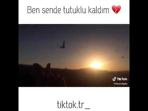 Ben sende tutuklu kaldım ❣🖤