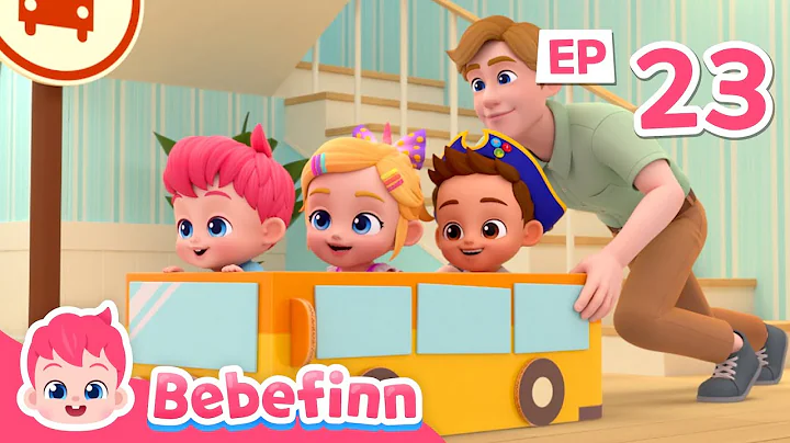 🚌 Wheels on The Bus Go Round and Round | EP23 | Bus Song | Bebefinn - Nursery Rhymes & Kids Songs