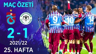 Trabzonspor 2-1 İttifak Holding Konyaspor MAÇ ÖZETİ | 25. Hafta - 2021/22 Resimi