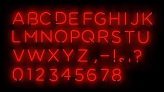Neon Text Effect In Adobe Photoshop