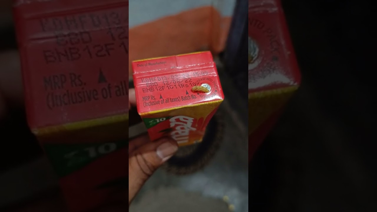One insect inside of maaza pack