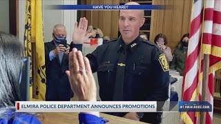 Elmira Police Department announces new Deputy Police Chief, additional promotions