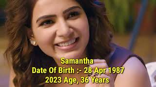 South Indian Old All Actress Real Age & Date Of Birth, 2023 | South Indian Actress Real Age