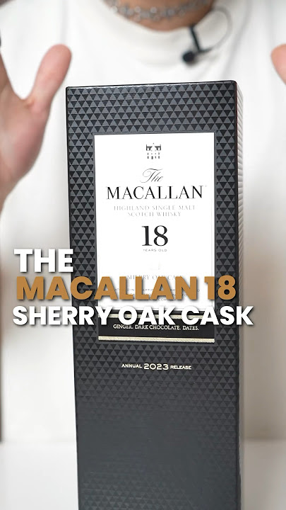 $500 MACALLAN 18 Year Sherry Oak Cask REVIEW #scotch #whisky #cocktails #bartender #bartending