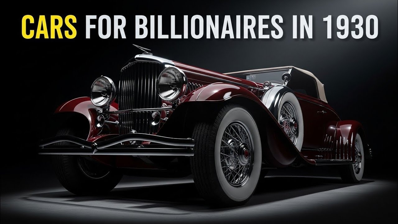 The Most Expensive Luxury Cars made for billionaires in 1930s