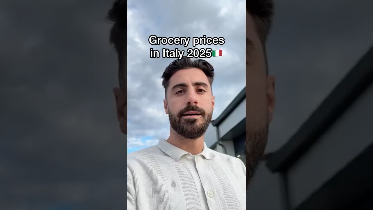 Цены в продуктовых магазинах Италии в 2025 году указаны в евро, а не в долларах.