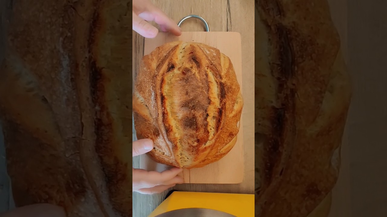 pure melody of fresh-baked sourdough corn 