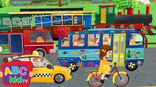 Wheels on the Bus and Vehicles | CoComelon Nursery Rhymes \& Kids Songs