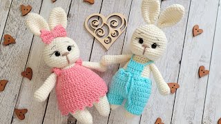 👍Несложный Зайчик Вязаный Крючком🐰Crochet Bunny😍Häschen Häkeln