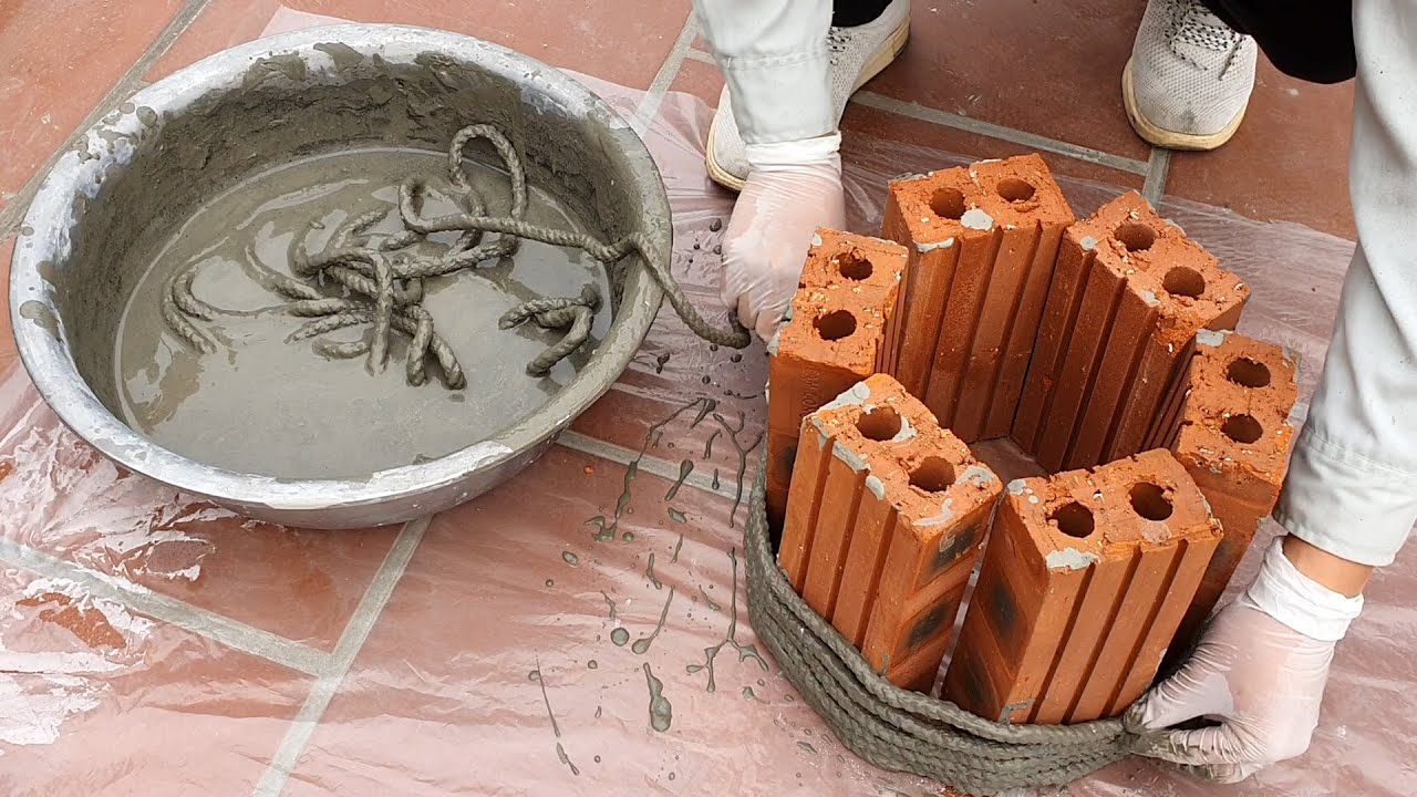 Cement Rop Amazing cement creative ideas with rope - Cement craft ideas / Cement ...