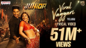 Viral Vayyari (Telugu) Lyrical Video | Junior Movie | Kireeti, Sreeleela | Radha Krishna | DSP
