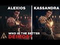 Alexios as deimos vs kassandra as deimos  assassins creed odyssey