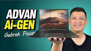 LAPTOP AI termurah Ryzen 7 8845hs + Radeon 780M sikat game AAA juga loh | Ft Advan AI Gen