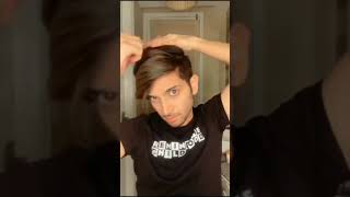 How to style your hair without a blow dryer | High volume hairstyle #mensfashion screenshot 5