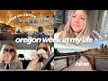 week in my life in oregon: home for thanksgiving ft. lots of comfort driving &amp; coffee