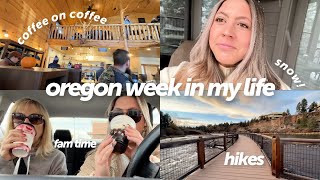 week in my life in oregon: home for thanksgiving ft. lots of comfort driving &amp; coffee