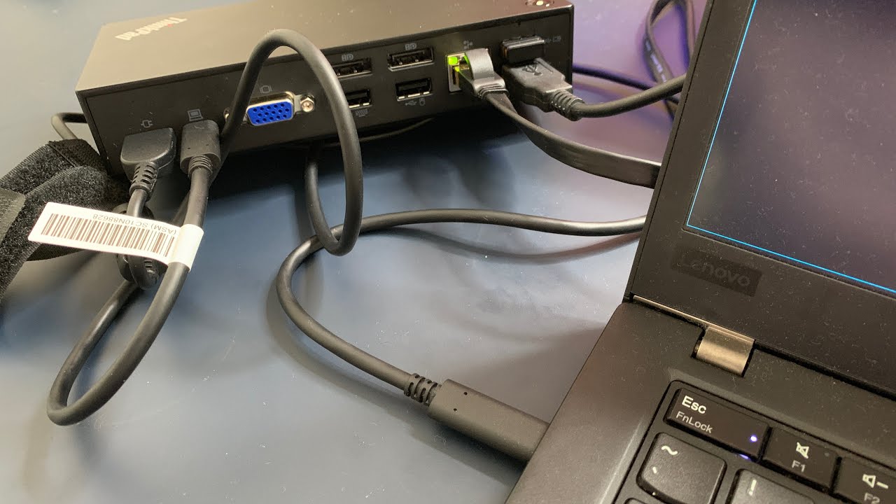 At dræbe backup Hejse Living the single USB-C cable DREAM to my T480s - YouTube