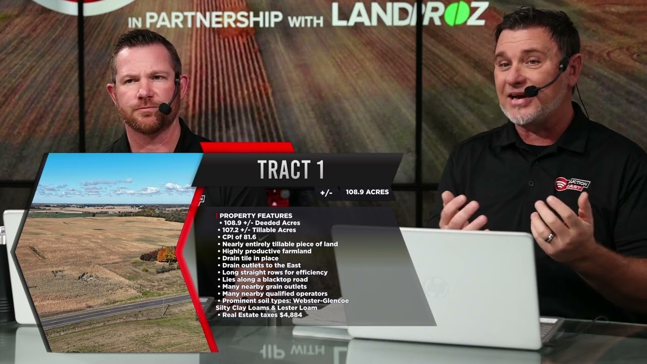 Land Auction | Scott County, MN | Cropland | Tillable | 108.9 +/- Acres | SOLD RECAP