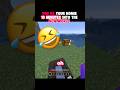 You vs bro in the world 😭 #minecraftshorts #minecraft #gaming #minecraftfunny