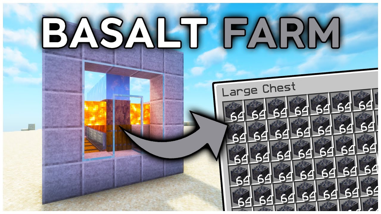 The EASIEST Basalt Farm in Minecraft Java 1.21.5 (Tutorial) - YouTube