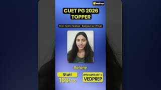 From Fear to Fearless 🔥 | CUET PG 2026 Topper Stuti Success Story
