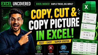 Excel: Copy, Cut & Copy Picture | ExcelUncovered