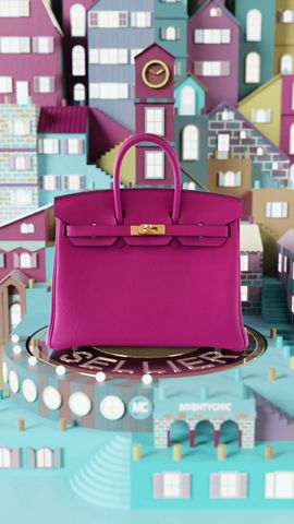 Hermes HSS Birkin 30 Bleu Electrique and Etain Clemence Brushed