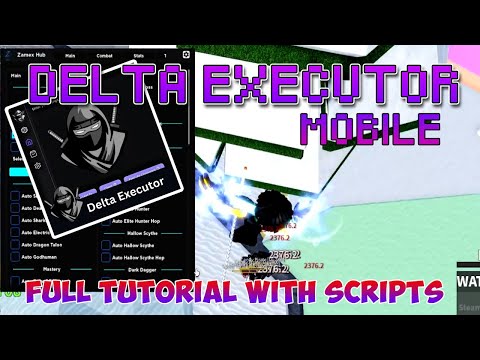 How to install 🥷DELTA EXECUTOR full mobile tutorial with