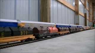 EPIC WORLD RECORD LONGEST MODEL HO SCALE TRAIN 1,662 cars 25 Locomotives