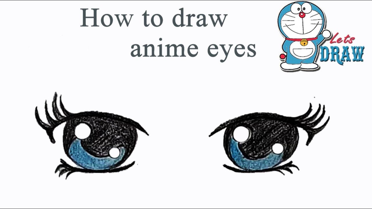 Draw Cute Eyes Anime Easy