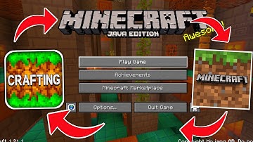 How To CONVERT Crafting and Building INTO MINECRAFT JAVA