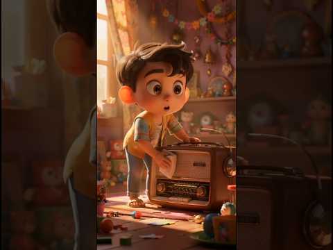 “जब जादुई रेडियो की हर बात सच होने लगी! 😱📻😂” #shorts #ai #viralshorts #trending