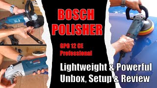 Polish your car with Bosch Polisher GPO 12 CE Professional - Unboxing, Setup & Review