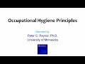Module 1: Occupational Hygiene Principles