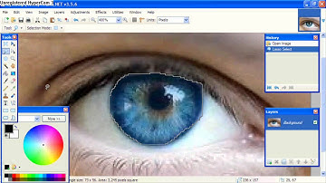 How to change a eye colour in paint.net
