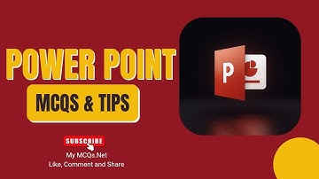 Important MS PowerPoint MCQs Part 3 | Computer MCQs for Test Preparation | mymcqs.net