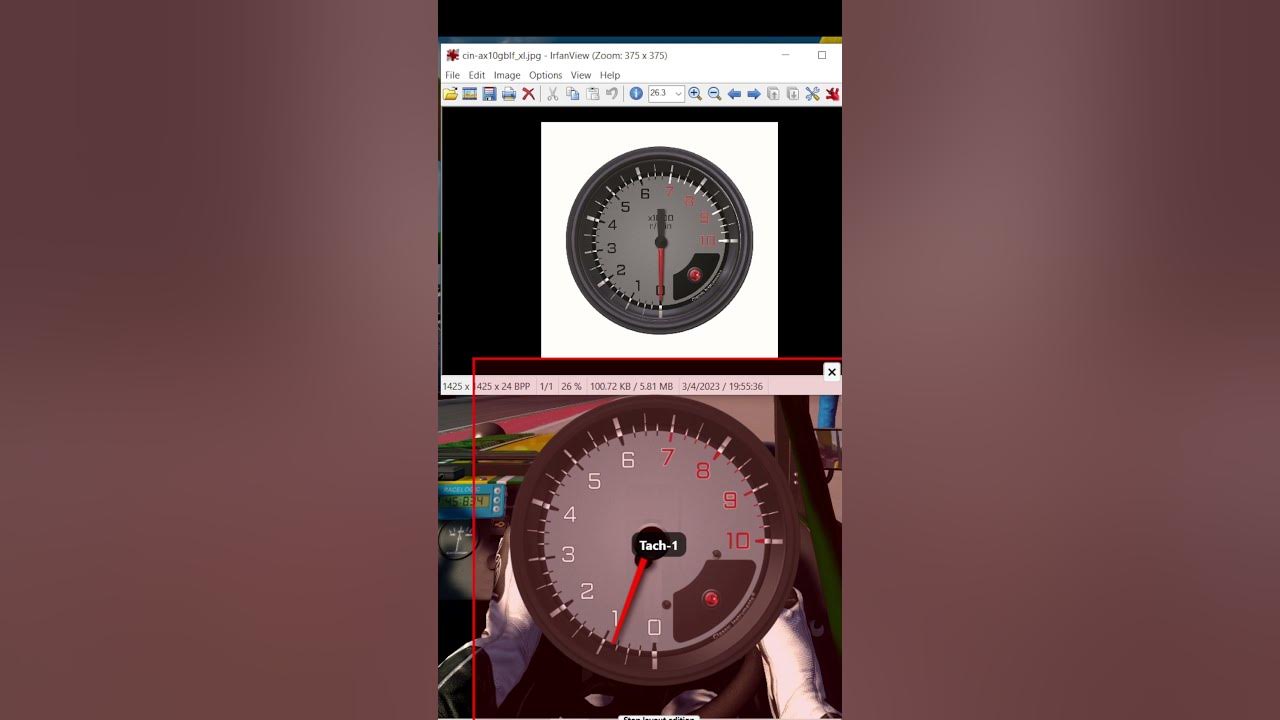 My First Rotating Tachometer. SimhubAssetto Corsa. What do you think