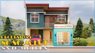 8X10 METERS (80SQ.M LOT AREA) 2 STOREY W/ 3 BEDROOM W/ MINI STORE (REQUEST#74)