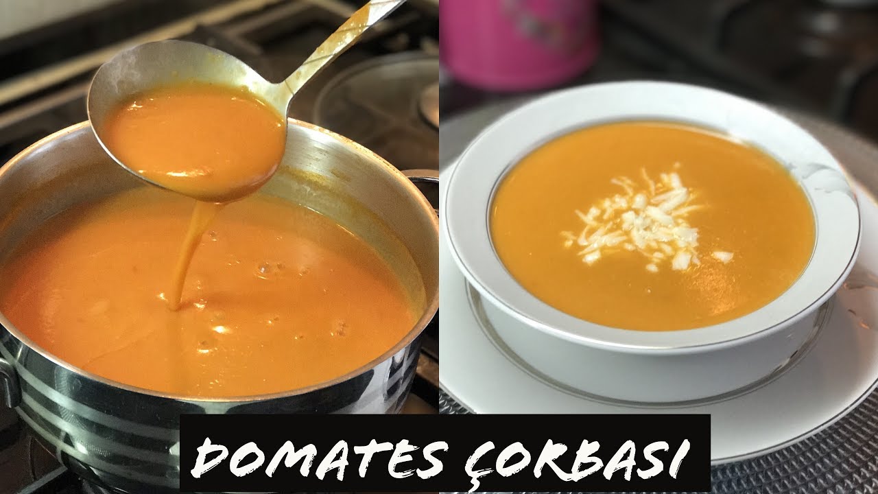 Kremalı Domates Çorbası Yapılışı Videosu Kremalı Domates Çorbası Yapılışı Videosu