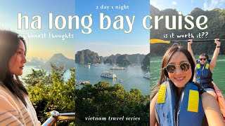 ha long bay luxury cruise 🇻🇳 worth it? | everything you need to know | vietnam travel vlog