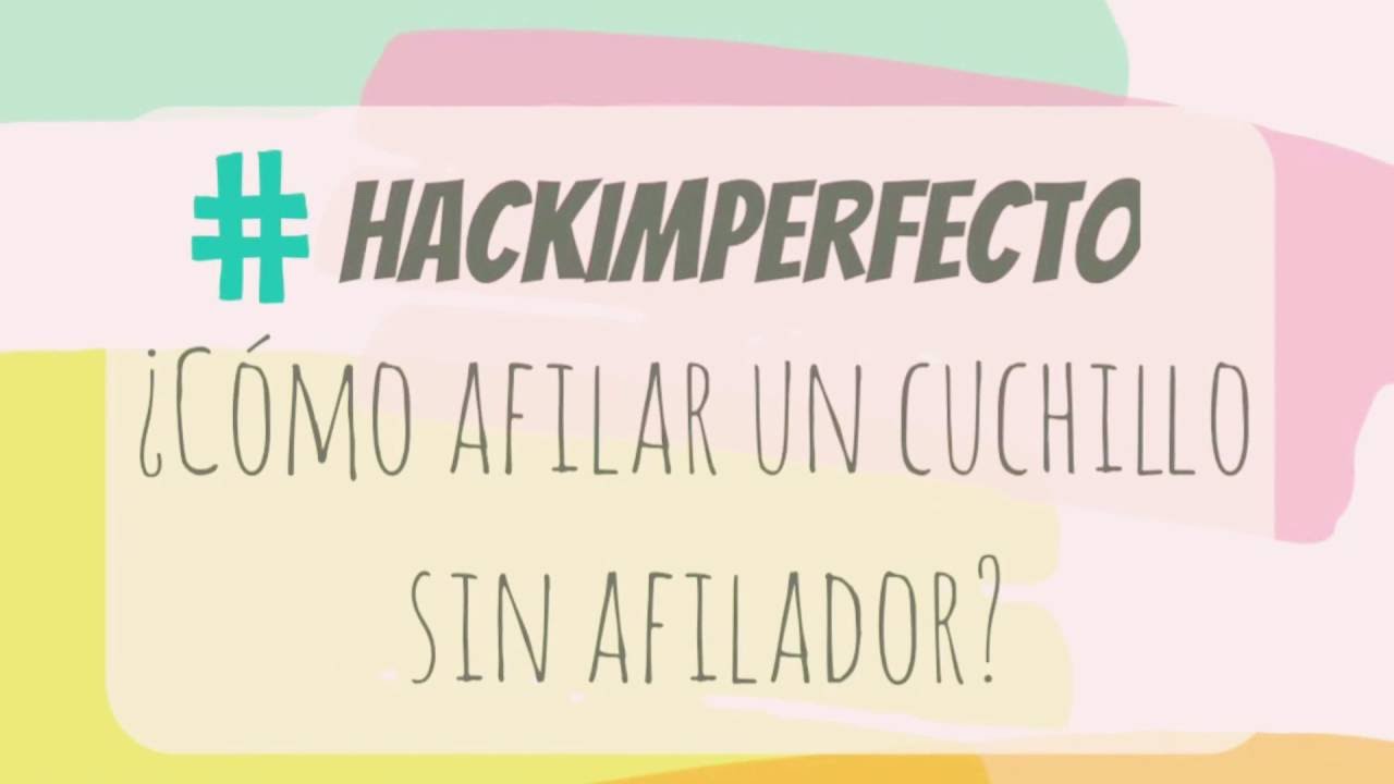 Cómo afilar cuchillos en casa y sin necesidad de tener un afilador