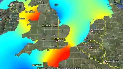 Tidal flow in the North Sea and in the Scheldt estuary