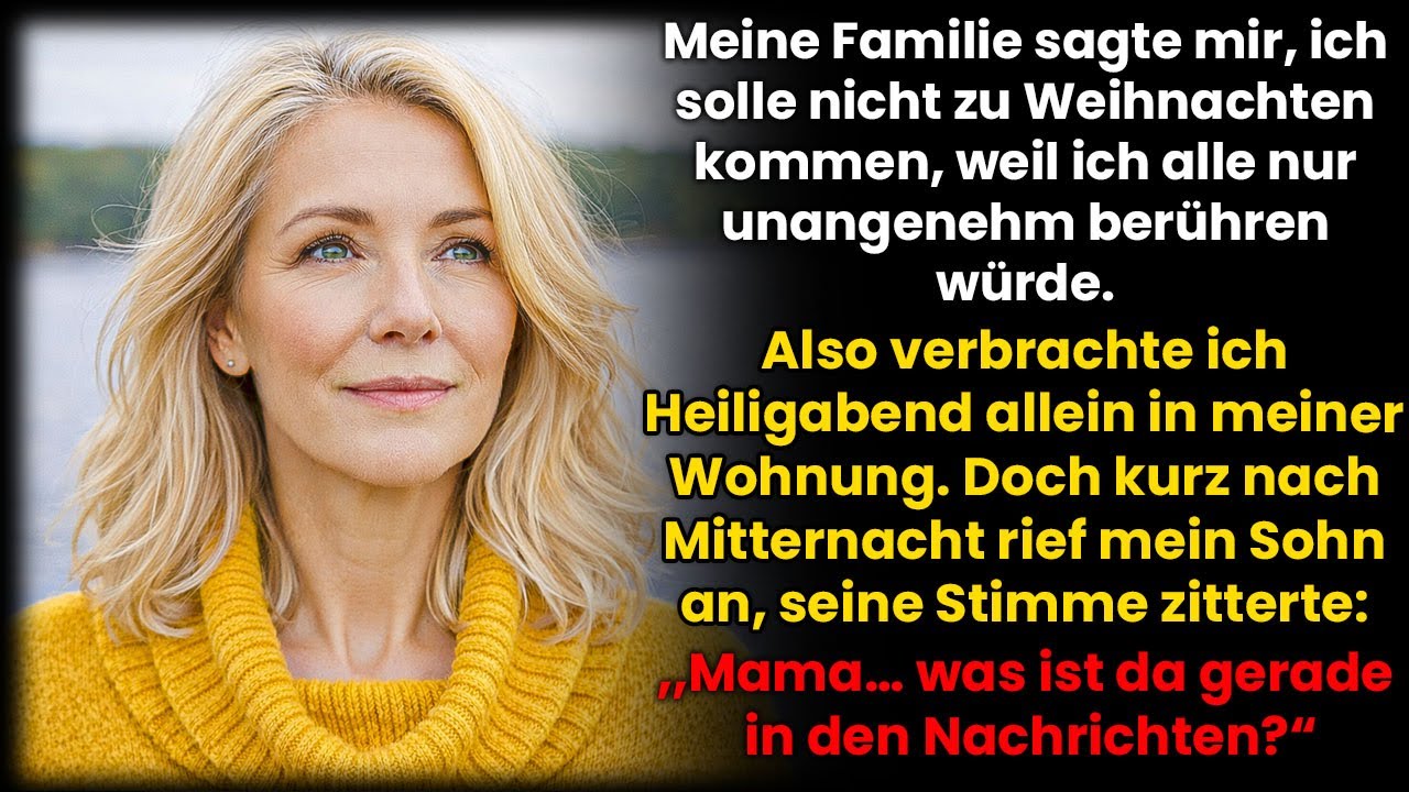 Am 22. Dezember sagte mein Sohn zu mir: „Mama, du würdest dich zu Hause wahrscheinlich viel wohler fühlen.“ Drei Tage vor Weihnachten, in meiner Küche, der Kühlschrank voller heimlicher...