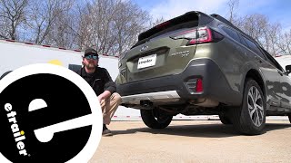 etrailer | Curt Class III Trailer Hitch Installation  2021 Subaru Outback Wagon